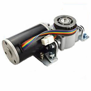 অটো দরজা সরঞ্জাম মোটর দরজা ওপেনার motorr 24VDC 65W 4200RPM ধূসর আবরণ IP44