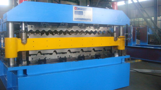 IBR এবং ঢেউখেলান ডাবল লেয়ার রোল বিরচন মেশিন 5.5 KW পিএলসি কন্ট্রোল
