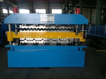 ডাবল লেয়ার রোল মেশিন রঙিন ইস্পাত শীট এবং Galvanized ইস্পাত পত্রক সঙ্গে বিরচন