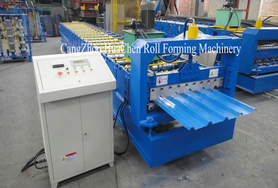 স্বয়ংক্রিয় ছাদ পত্রক ইস্পাত রোল 19 সারি rollers সঙ্গে বিরচন মেশিন