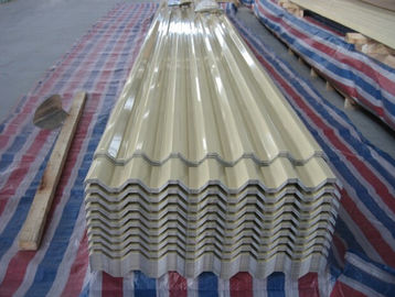 Trapezoidal Prepainted ছাদ পত্রক, ইস্পাত ঢেউতোলা শিট এন্টি- জারা