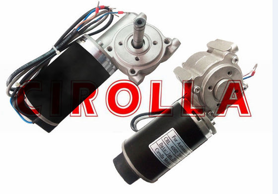 60W 24V নিম্ন শব্দ অটো সহচরী দরজা 1 সংকেত 40 পালস Honeywell এনকোডার জন্য ব্রাশের গিয়ার মোটর