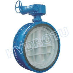 গিয়ার Flanged প্রজাপতি ভালভ 1000mm পরিচালিত জলবিদ্যুৎ জন্য
