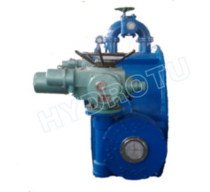 গিয়ার Flanged প্রজাপতি ভালভ 1000mm পরিচালিত জলবিদ্যুৎ জন্য