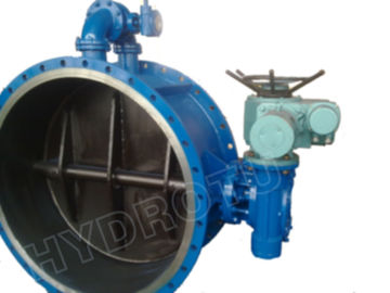 গিয়ার Flanged প্রজাপতি ভালভ 1000mm পরিচালিত জলবিদ্যুৎ জন্য