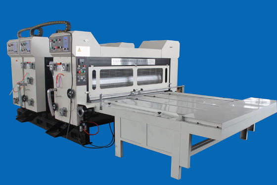কুঁচকে মোটর Flexo মুদ্রণ slotting মেশিন 11kw, বায়ুসংক্রান্ত লকিং