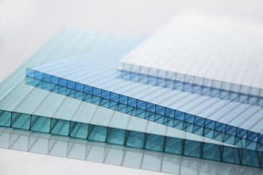 স্বচ্ছ আকাশের আলো বানিজ্যিক গ্রীনহাউস Polycarbonate ঠালা শীট Uv লেপা