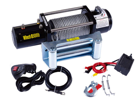 3 স্টেজ গ্রহের ইলেকট্রিক এটভি Winch 8500lb 4.0kW / 5.5HP মোটর সঙ্গে বিল্ডিং জন্য